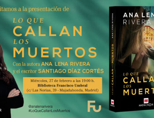 27/02/2019: MADRID. Presentación de Lo que callan los muertos.